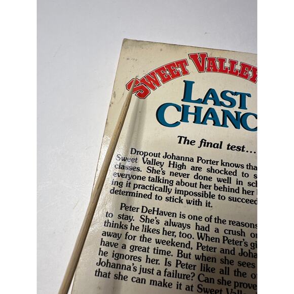 Sweet Valley High 1ST Edition First Print Book #36 Last Chance Vintage 1980's - Picture 9 of 10